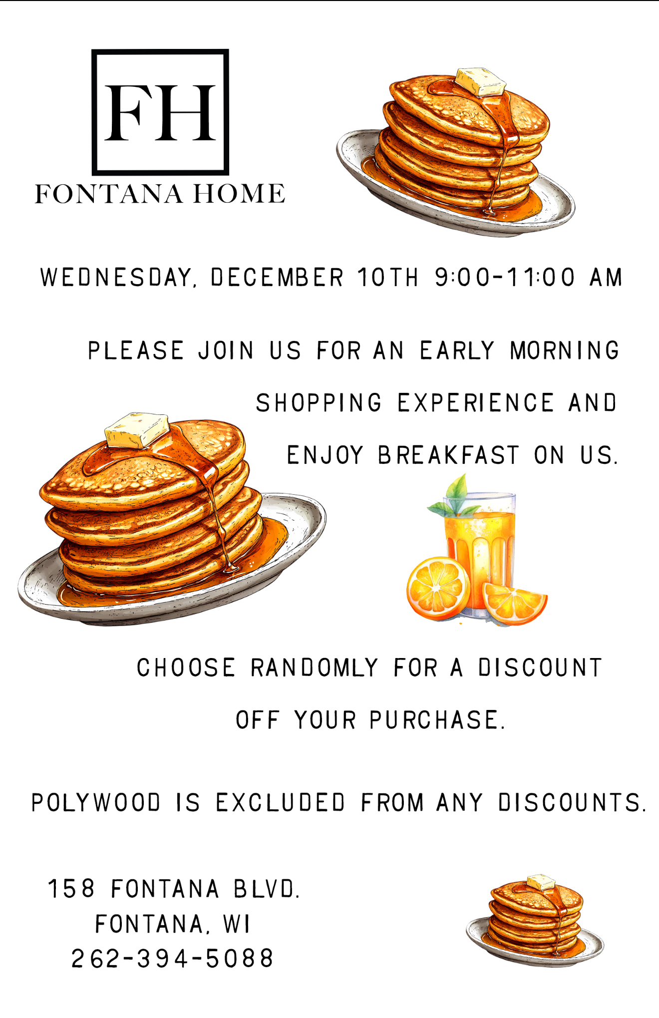 Early Morning Shopping & Breakfast